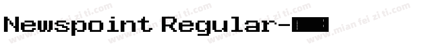 Newspoint Regular字体转换